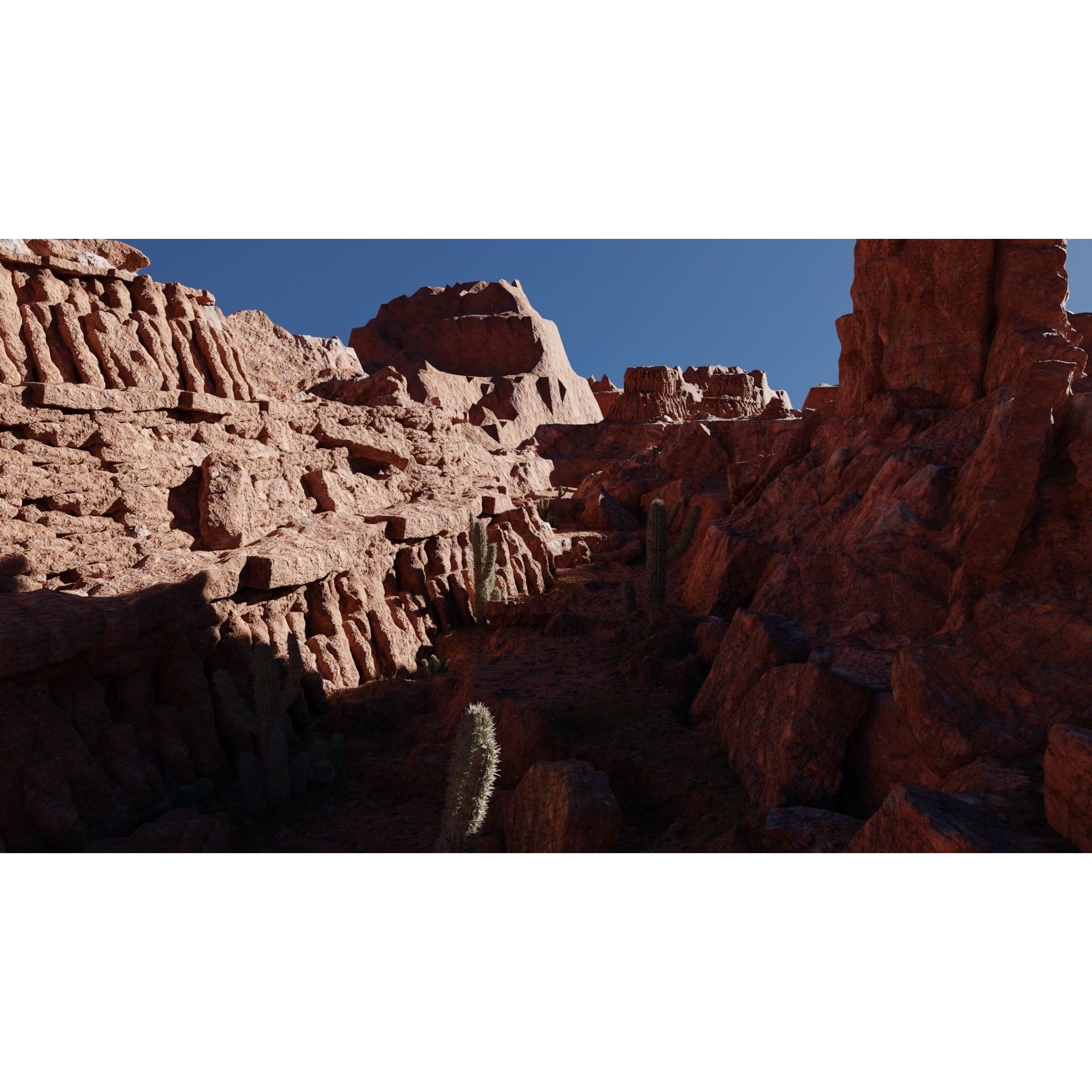 Canyon Scene - Game-Ready 3D Model - View 6