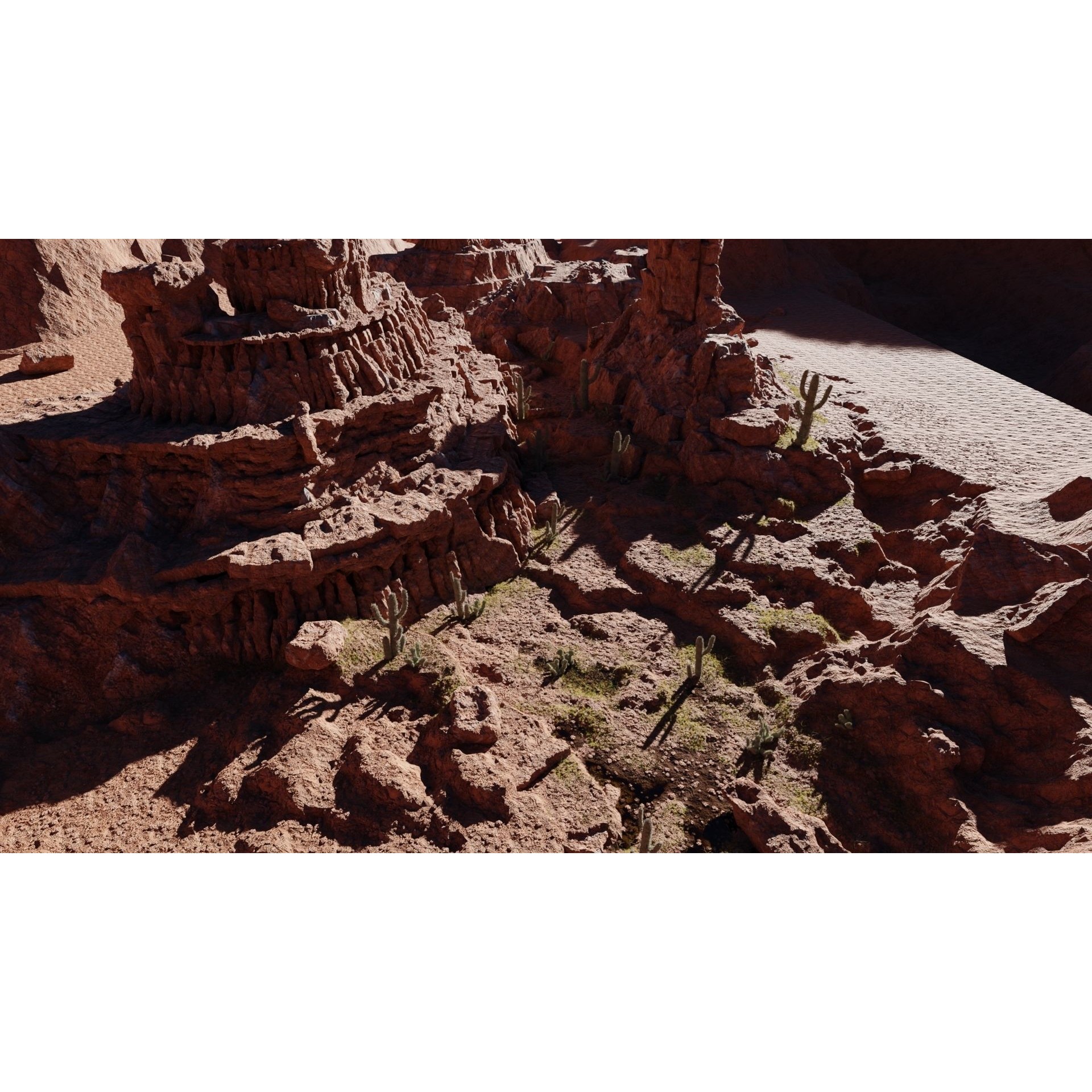 Canyon Scene - Game-Ready 3D Model - View 7