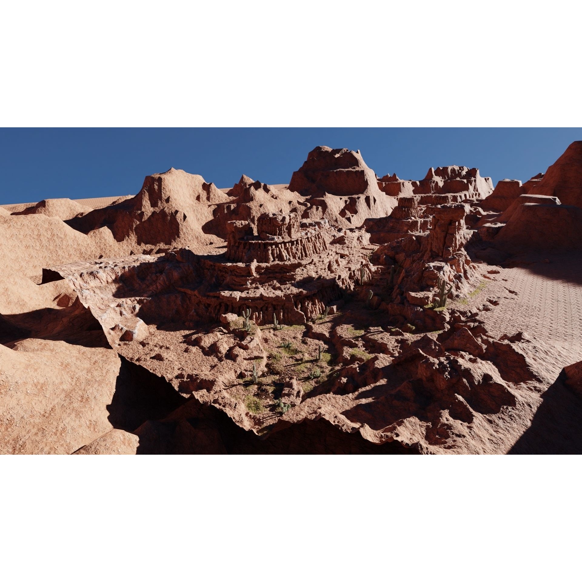 Canyon Scene - Game-Ready 3D Model - View 8