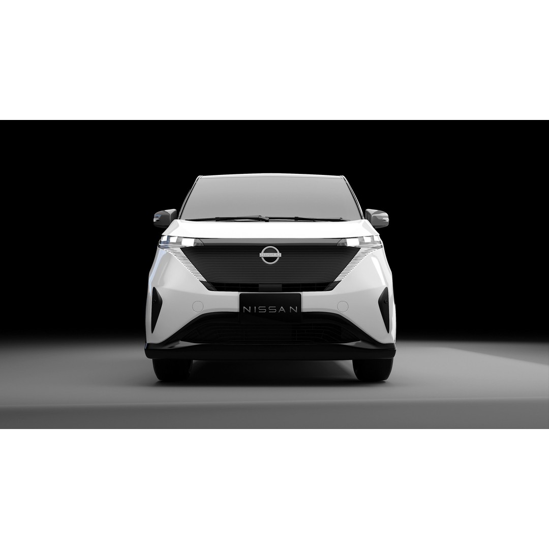 Nissan Sakura 3D Model – Electric Minivehicle, Game Ready, Blender - View 8