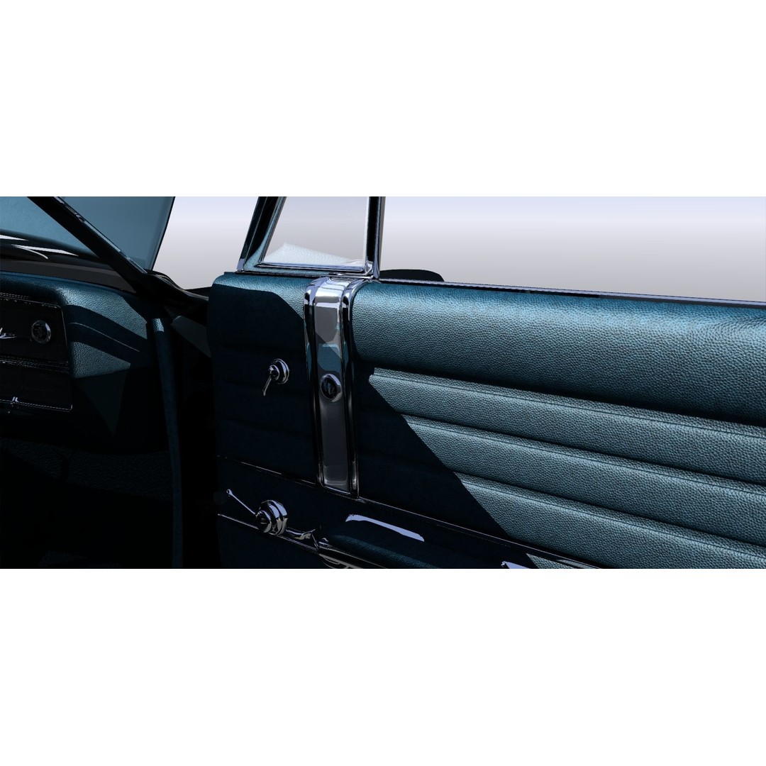LeSabre 1967 3D Model – Classic Car Asset, Low Poly, FBX - View 29