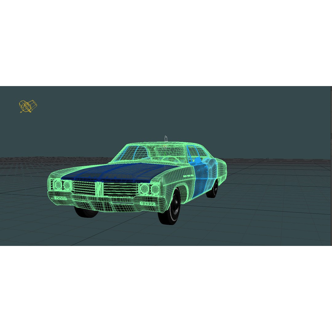 LeSabre 1967 3D Model – Classic Car Asset, Low Poly, FBX - View 33