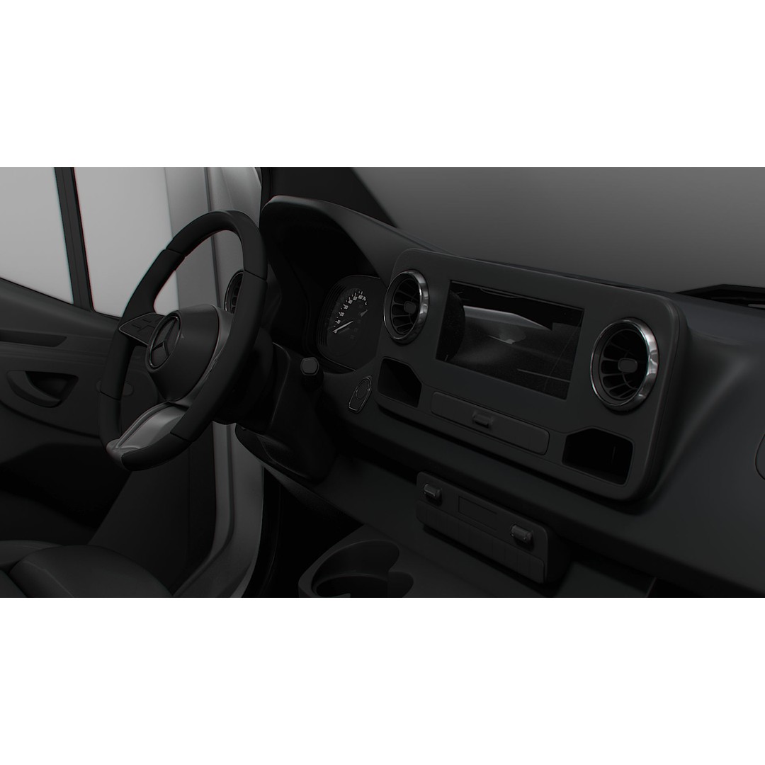 Mercedes Benz Sprinter L1H1 FWD 3D Model – High Quality Interior, FBX, OBJ - View 12