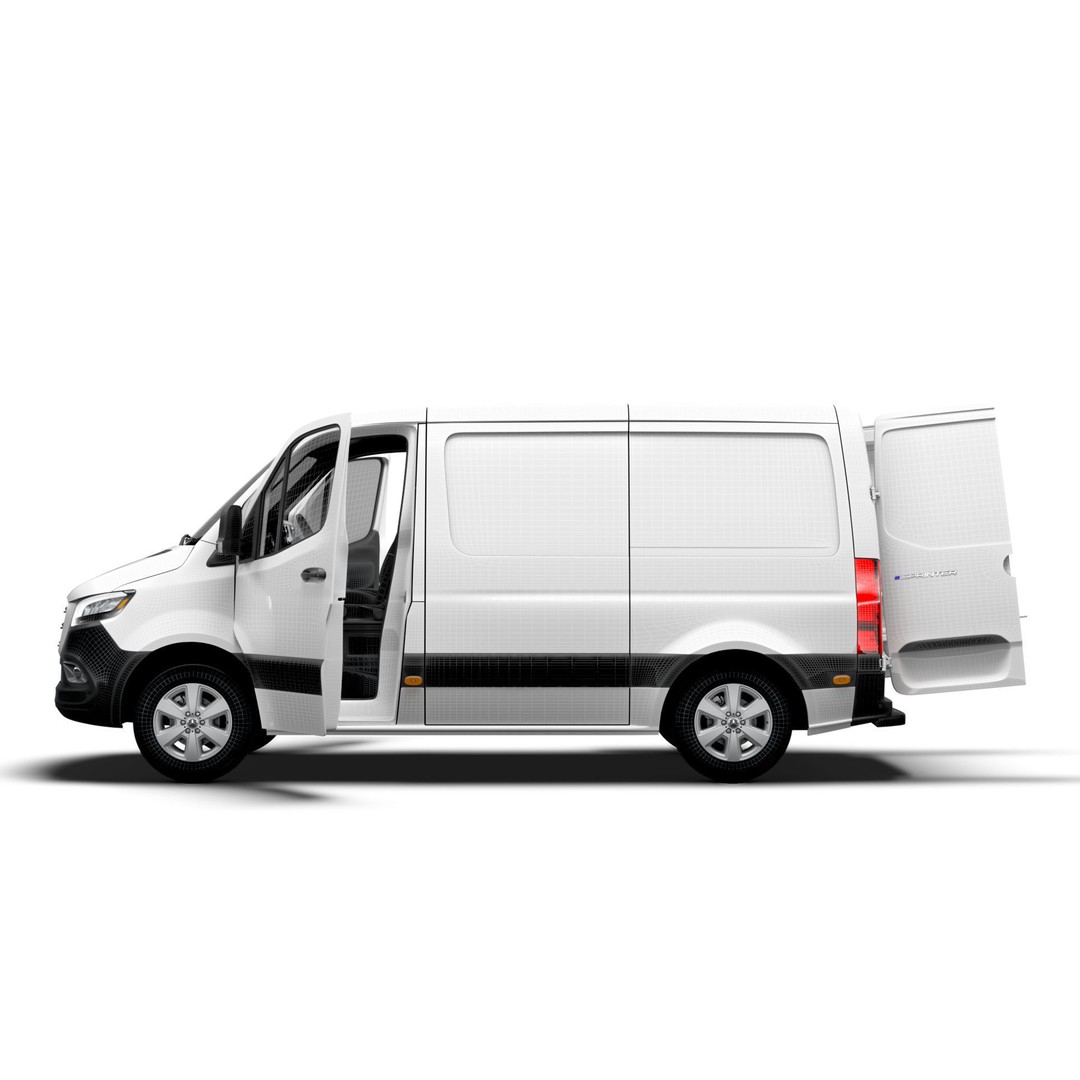 Mercedes Benz Sprinter L1H1 FWD 3D Model – High Quality Interior, FBX, OBJ - View 18