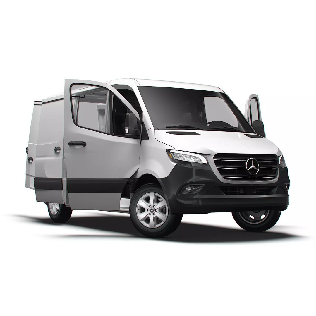 Mercedes Benz Sprinter L1H1 FWD 3D Model – High Quality Interior, FBX, OBJ - View 2