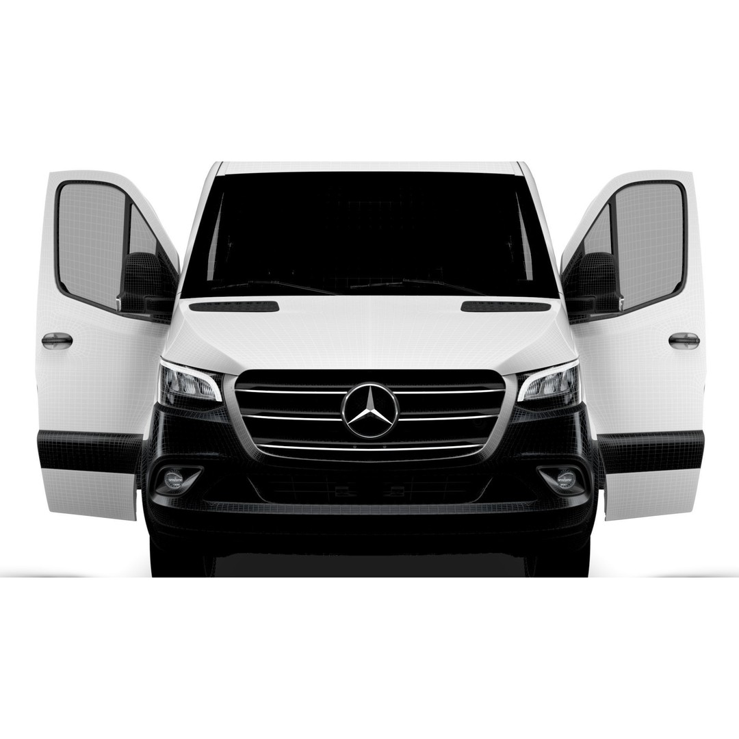Mercedes Benz Sprinter L1H1 FWD 3D Model – High Quality Interior, FBX, OBJ - View 21