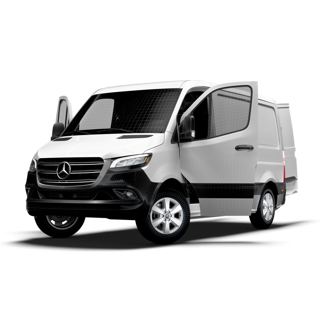 Mercedes Benz Sprinter L1H1 FWD 3D Model – High Quality Interior, FBX, OBJ - View 22