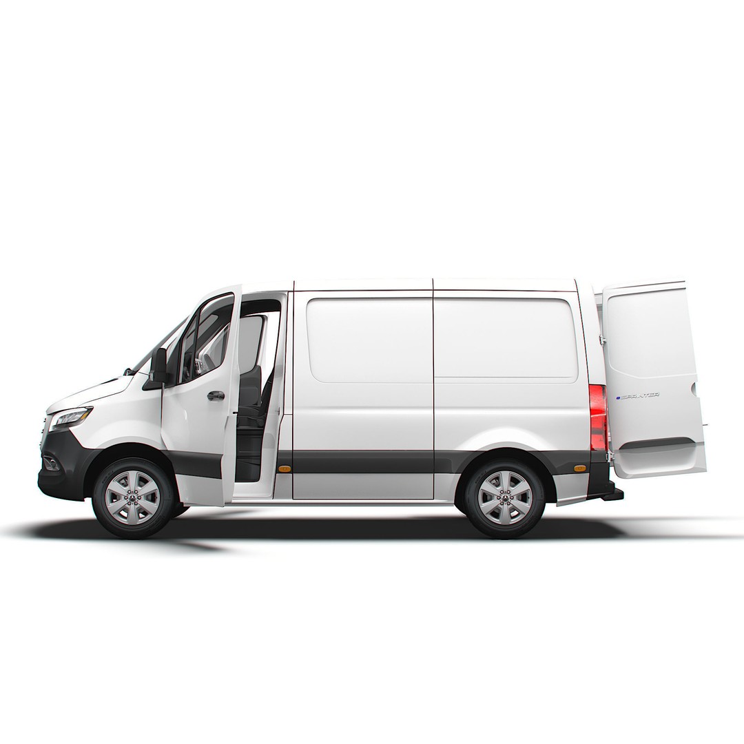Mercedes Benz Sprinter L1H1 FWD 3D Model – High Quality Interior, FBX, OBJ - View 5