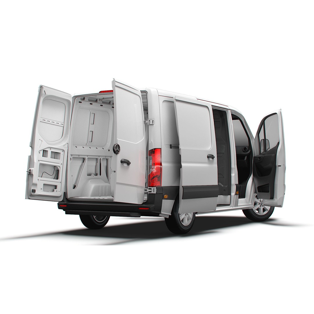 Mercedes Benz Sprinter L1H1 FWD 3D Model – High Quality Interior, FBX, OBJ - View 6