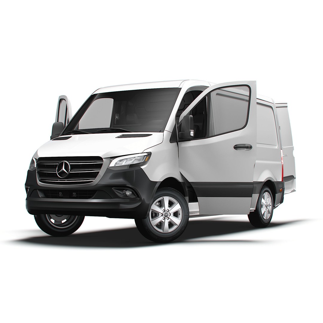 Mercedes Benz Sprinter L1H1 FWD 3D Model – High Quality Interior, FBX, OBJ - View 9