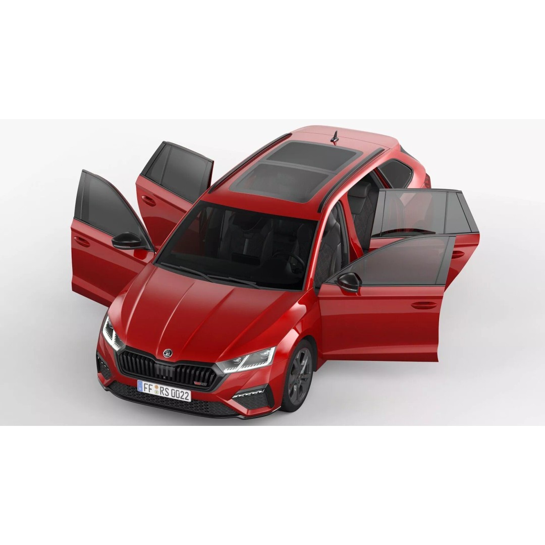 Skoda Octavia RS Combi 2020 3D Model – High Poly Car Asset, FBX, OBJ - View 13
