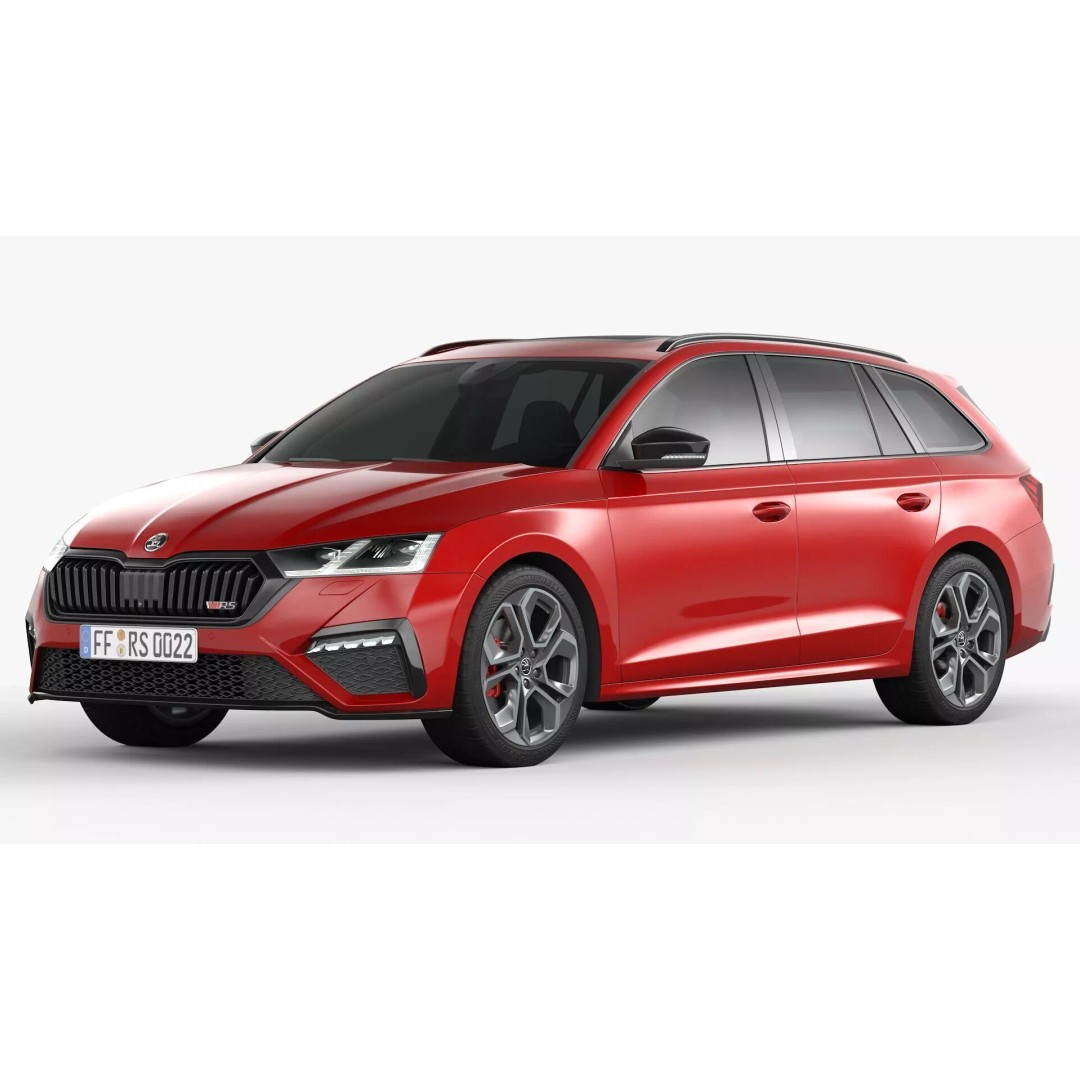 Skoda Octavia RS Combi 2020 3D Model – High Poly Car Asset, FBX, OBJ - View 2
