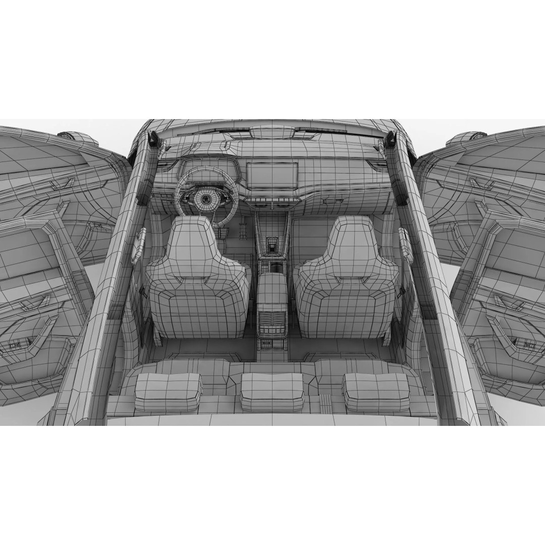 Skoda Octavia RS Combi 2020 3D Model – High Poly Car Asset, FBX, OBJ - View 24