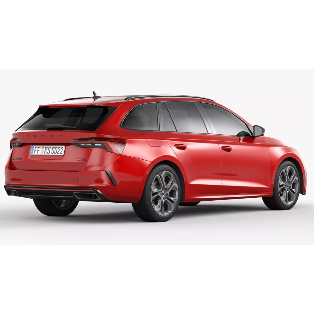 Skoda Octavia RS Combi 2020 3D Model – High Poly Car Asset, FBX, OBJ - View 3