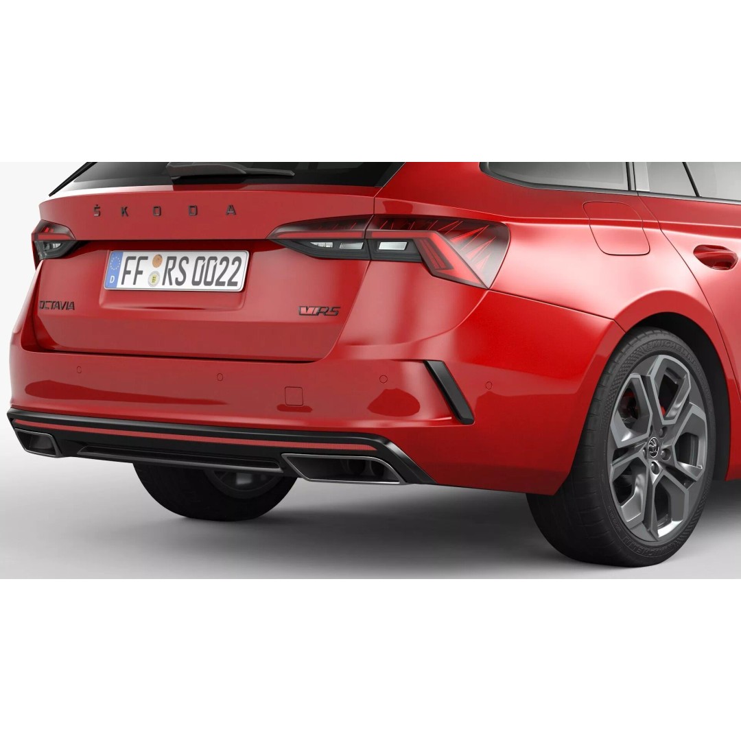 Skoda Octavia RS Combi 2020 3D Model – High Poly Car Asset, FBX, OBJ - View 6