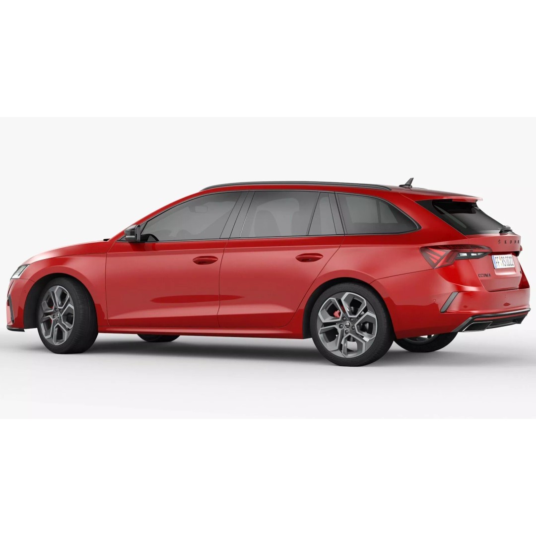Skoda Octavia RS Combi 2020 3D Model – High Poly Car Asset, FBX, OBJ - View 8