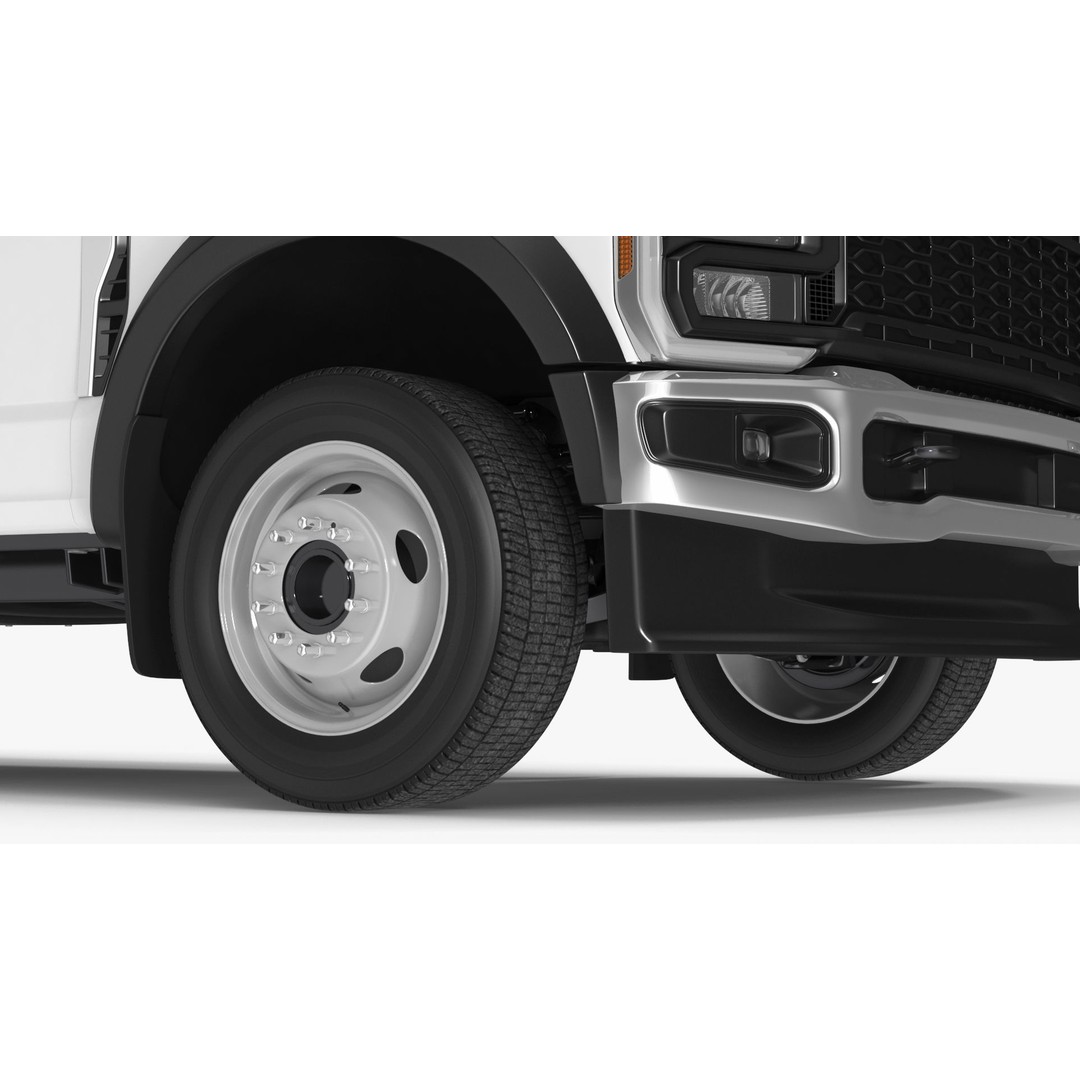 Pickup Truck 3D Model – Black Dump Vehicle, PBR Textures, FBX - View 17