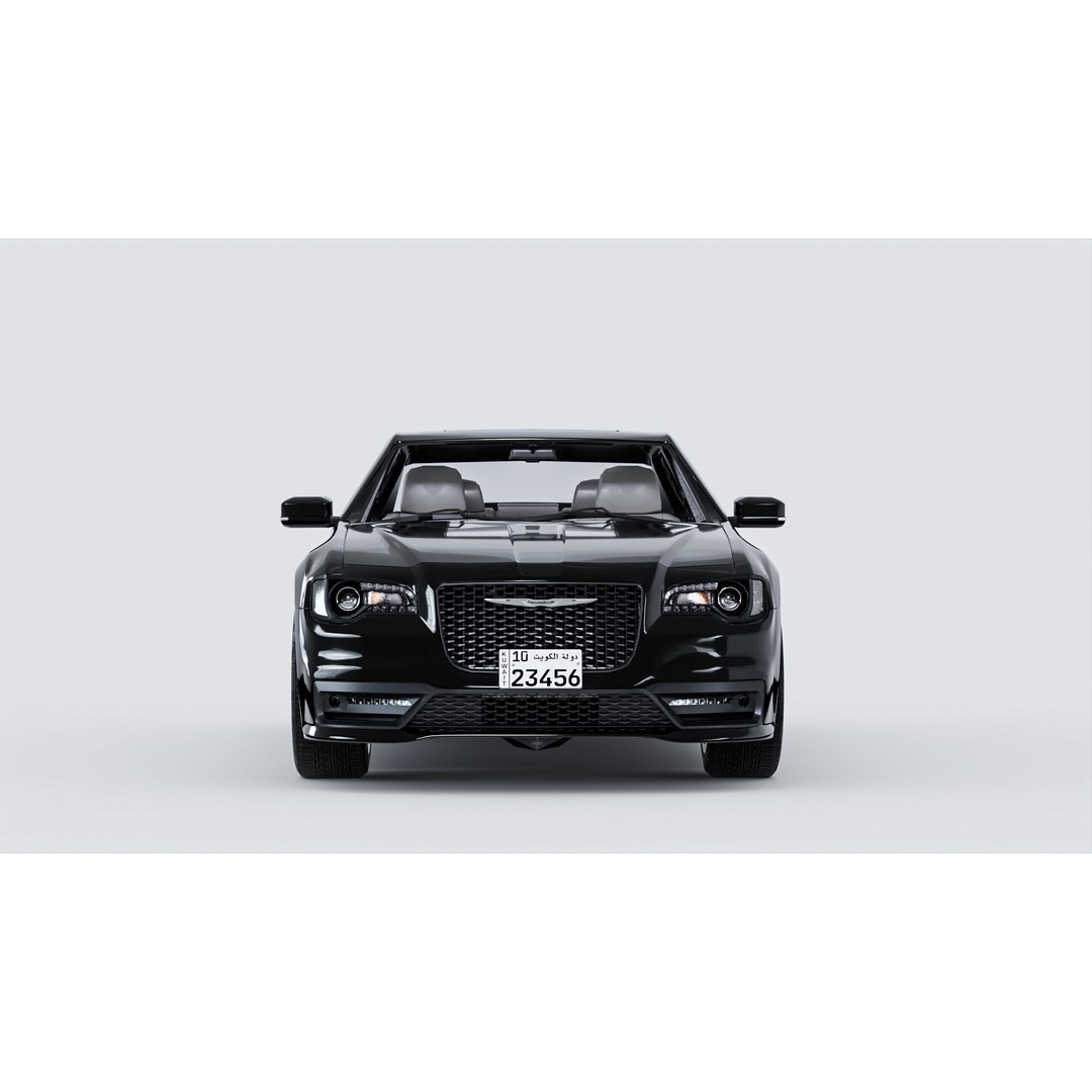 Chrysler C300 3D Model – Low Poly Game Ready Asset, FBX, OBJ - View 14