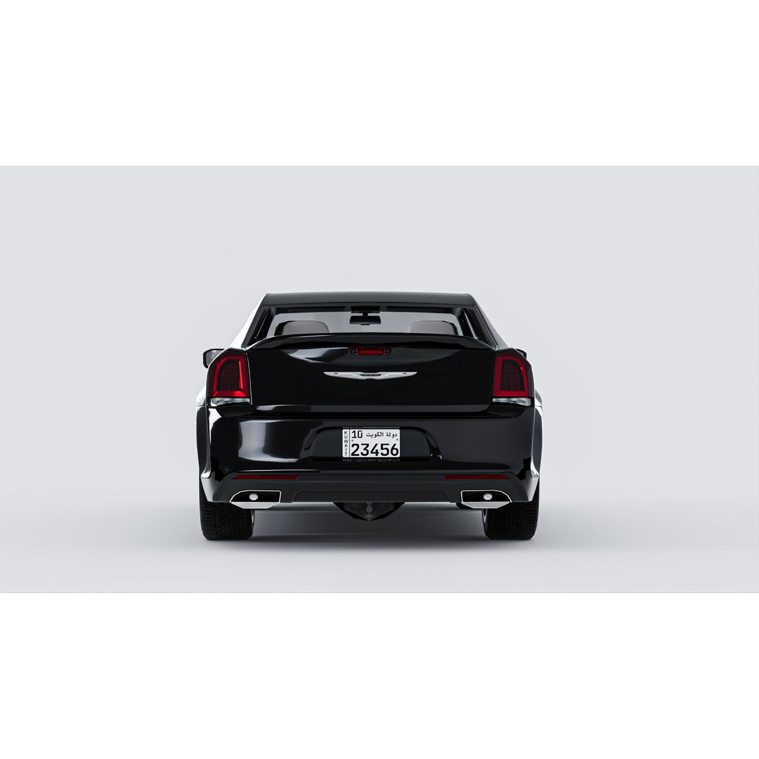 Chrysler C300 3D Model – Low Poly Game Ready Asset, FBX, OBJ - View 15