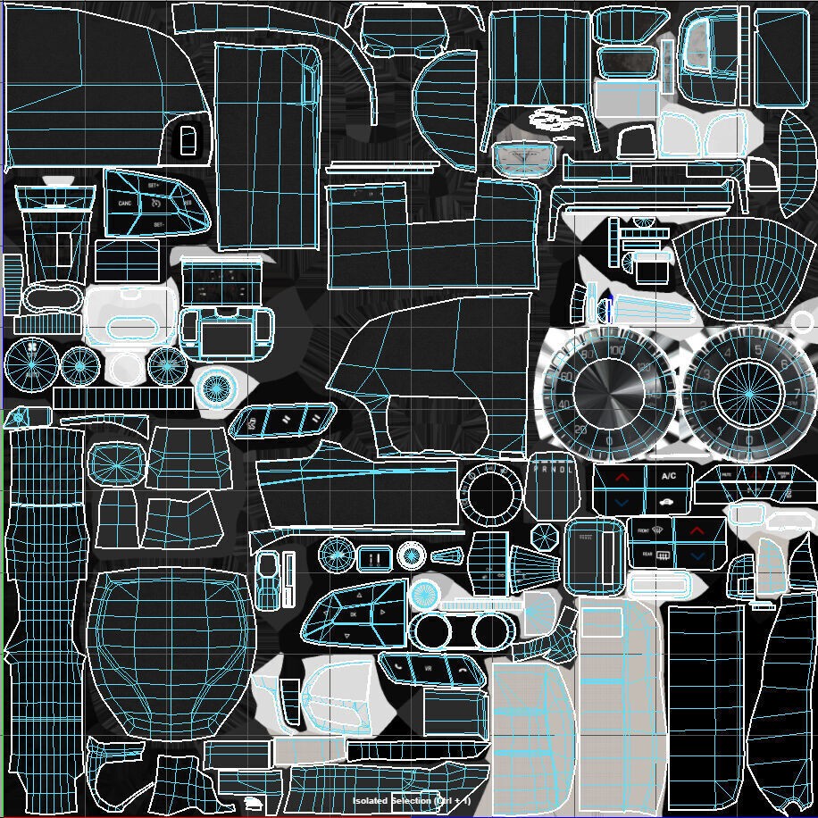 Chrysler C300 3D Model – Low Poly Game Ready Asset, FBX, OBJ - View 31