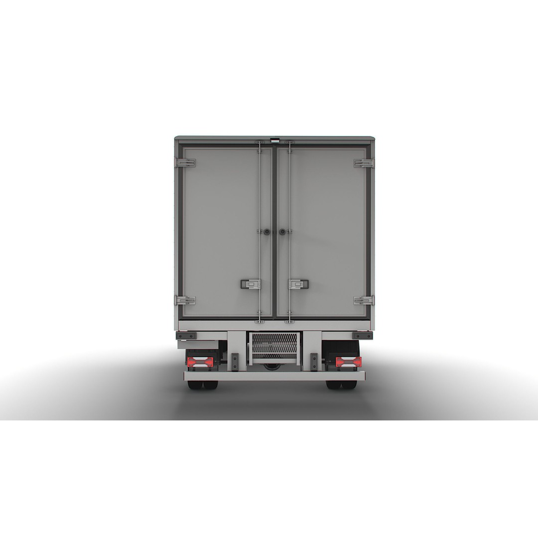 Iveco Daily Box 2022 3D Model – High Poly Vehicle for Animation, FBX - View 12