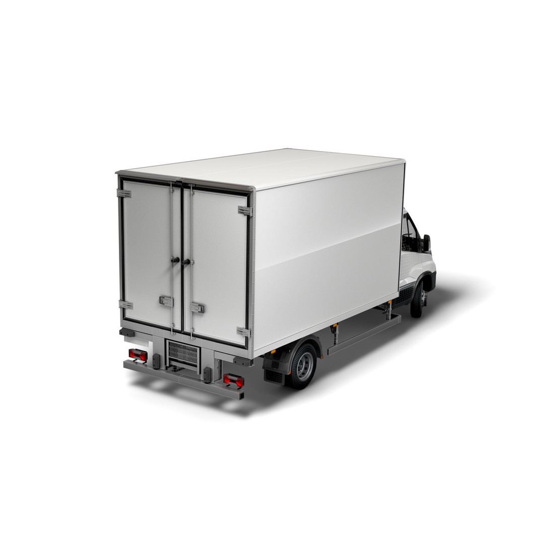 Iveco Daily Box 2022 3D Model – High Poly Vehicle for Animation, FBX - View 16