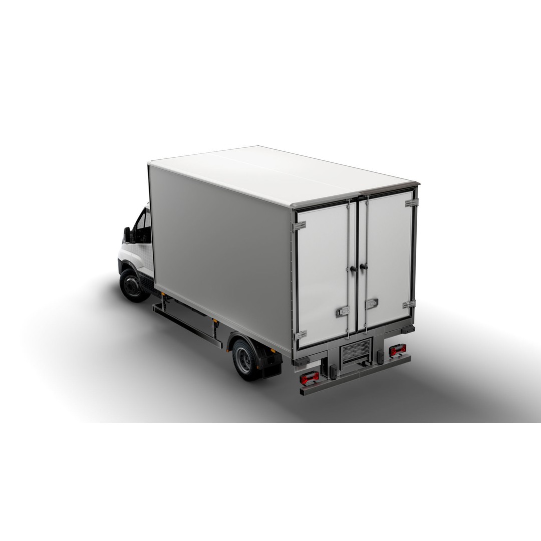 Iveco Daily Box 2022 3D Model – High Poly Vehicle for Animation, FBX - View 17