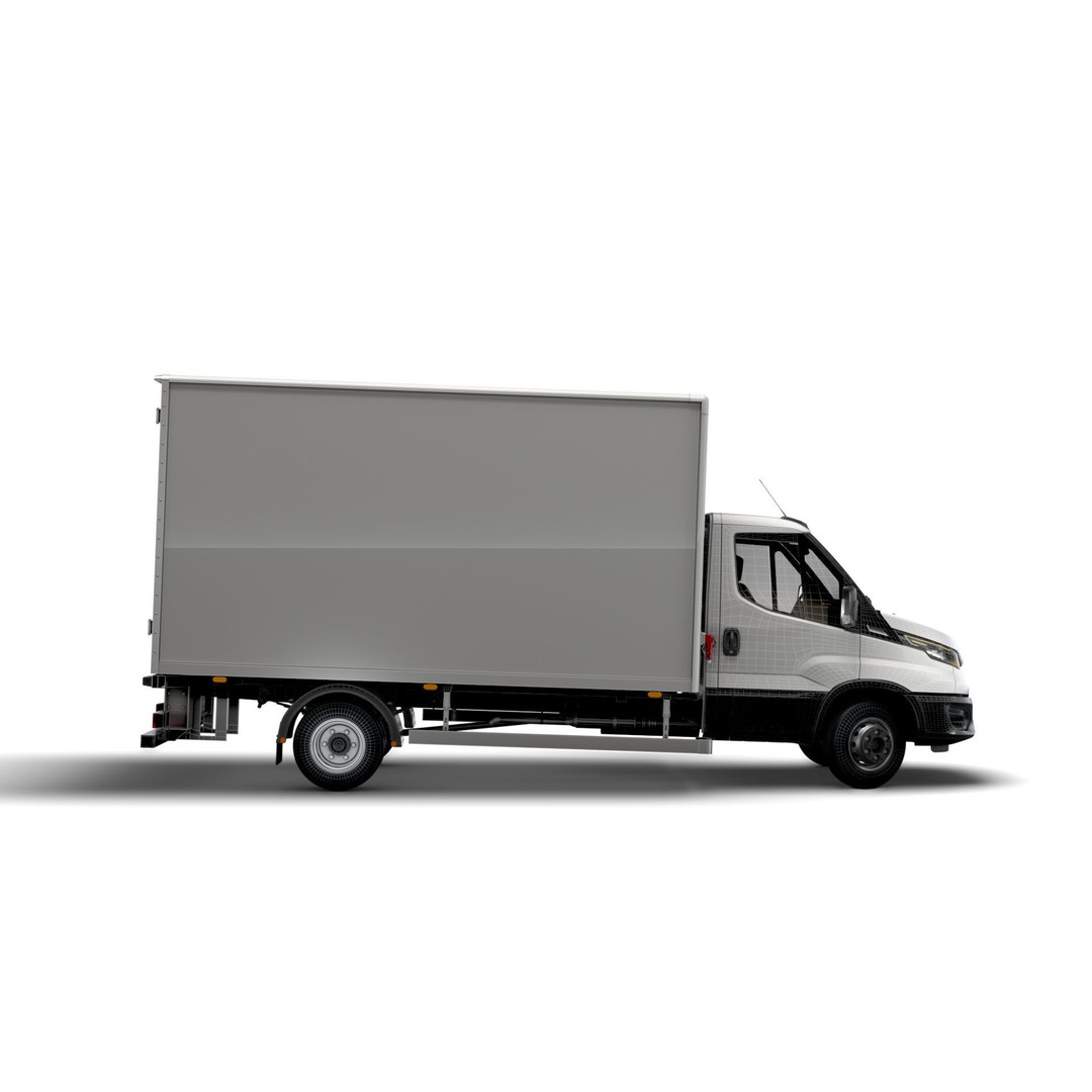 Iveco Daily Box 2022 3D Model – High Poly Vehicle for Animation, FBX - View 18