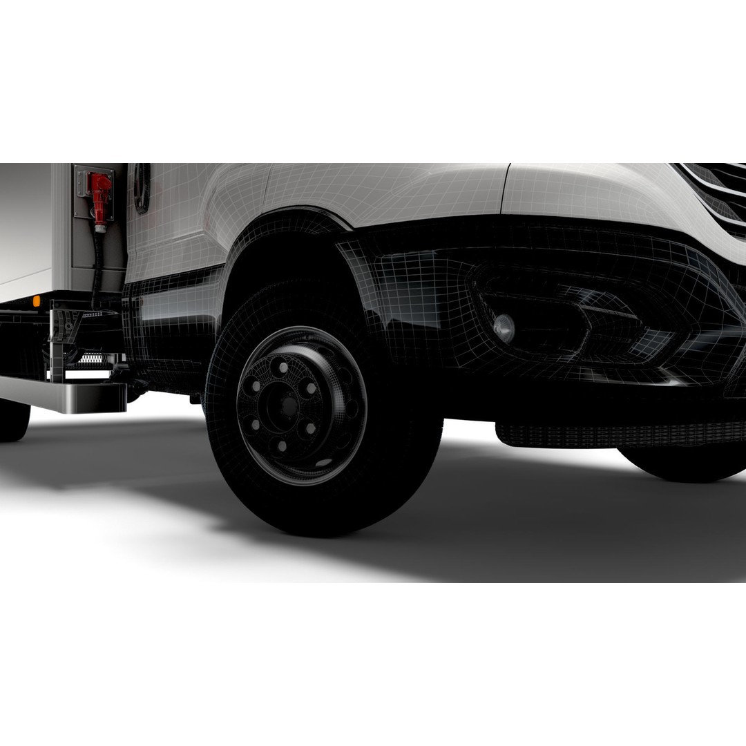 Iveco Daily Box 2022 3D Model – High Poly Vehicle for Animation, FBX - View 19