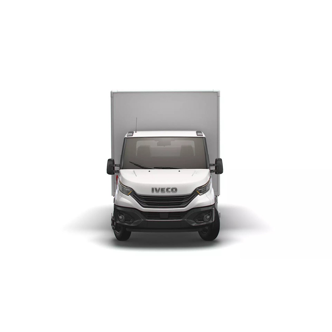 Iveco Daily Box 2022 3D Model – High Poly Vehicle for Animation, FBX - View 2