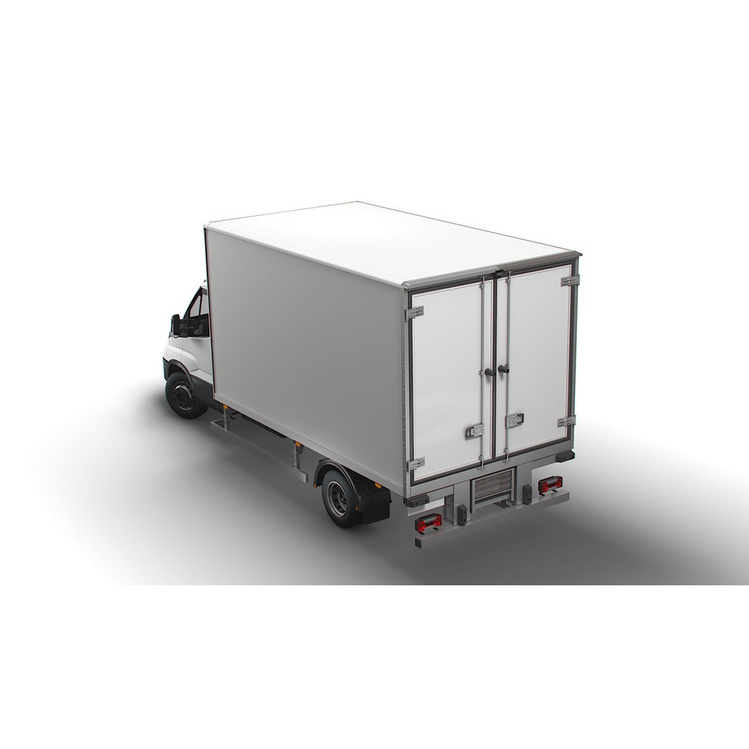 Iveco Daily Box 2022 3D Model – High Poly Vehicle for Animation, FBX - View 6