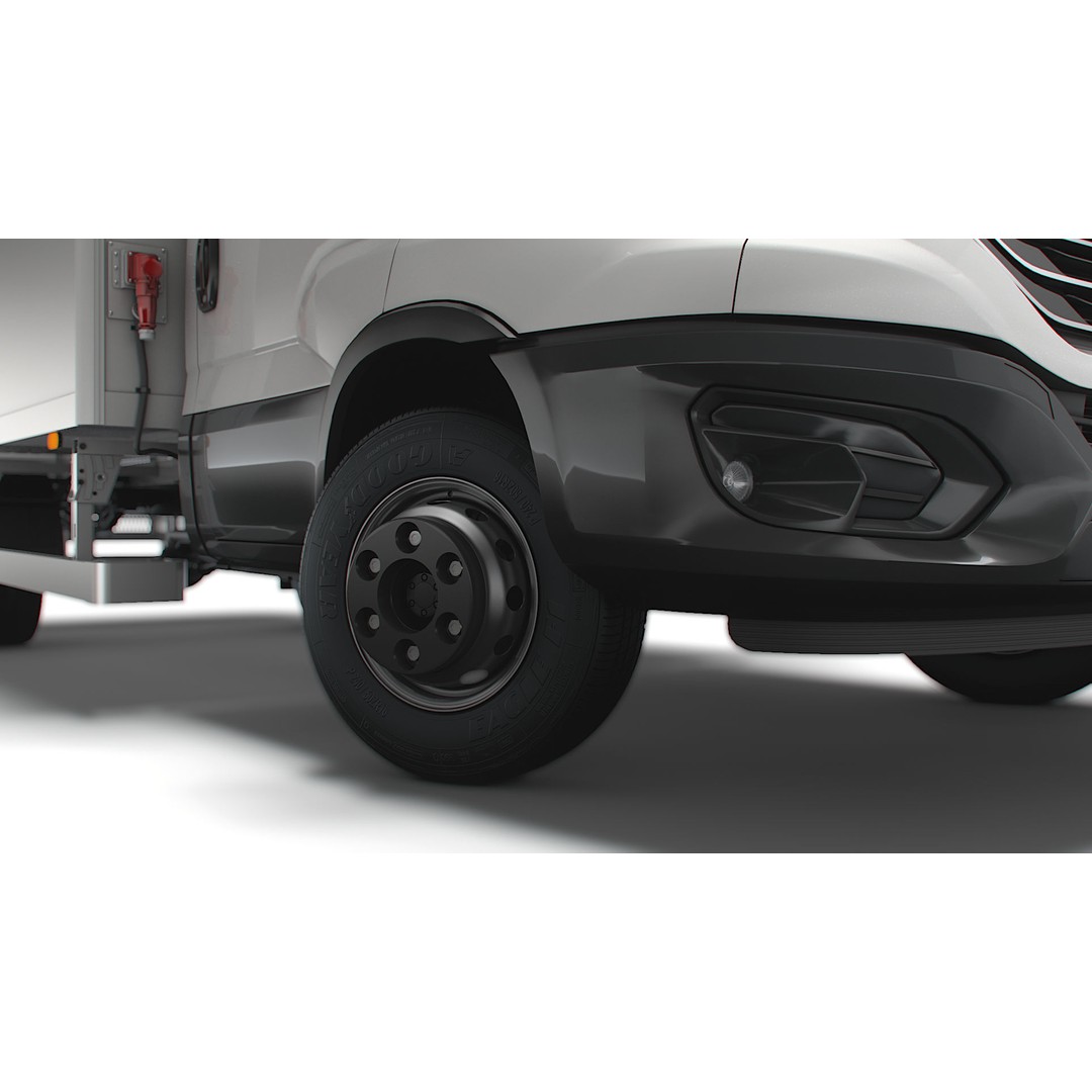 Iveco Daily Box 2022 3D Model – High Poly Vehicle for Animation, FBX - View 8
