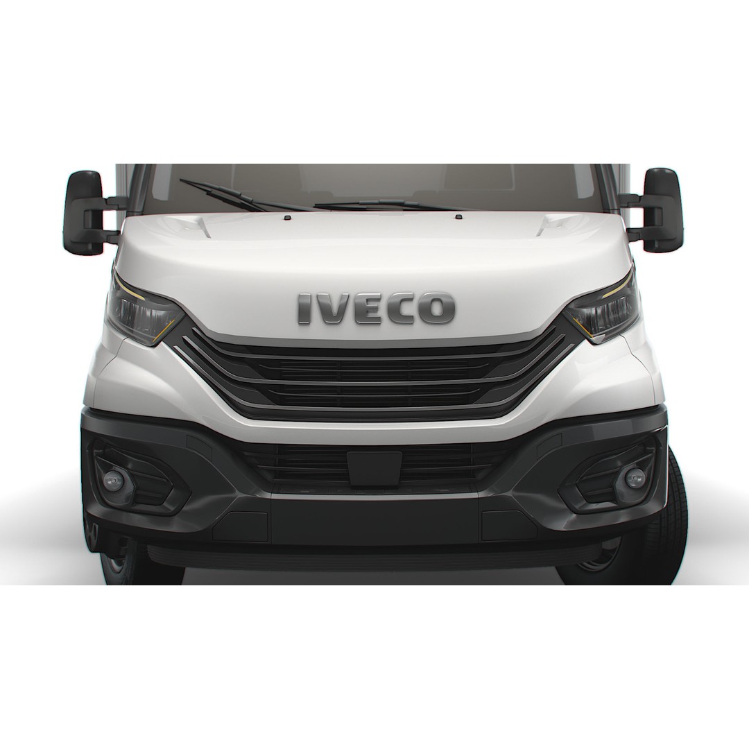 Iveco Daily Box 2022 3D Model – High Poly Vehicle for Animation, FBX - View 9