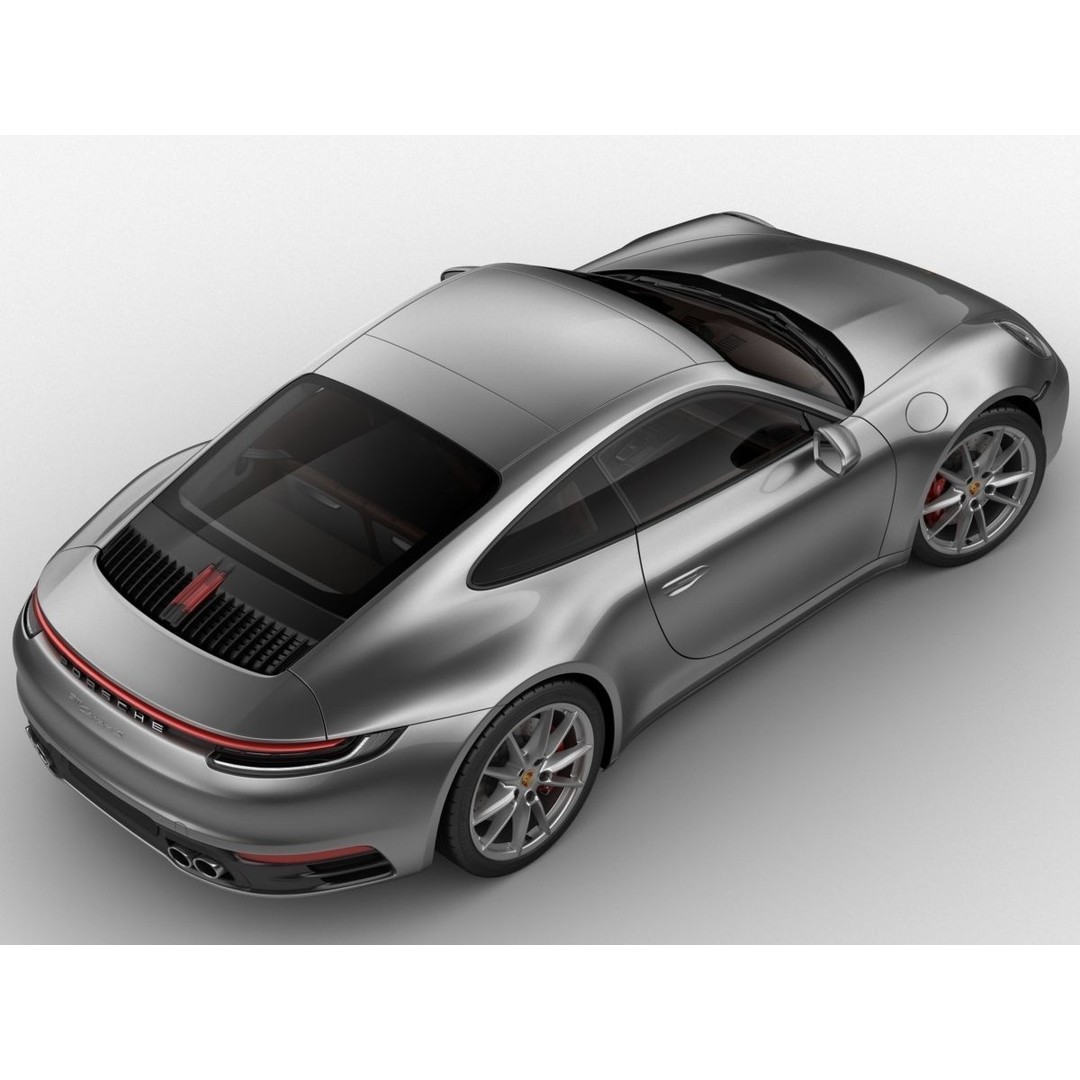 Porsche 911 992 Coupe 2019 3D Model – High Poly Car Asset, FBX, OBJ - View 11