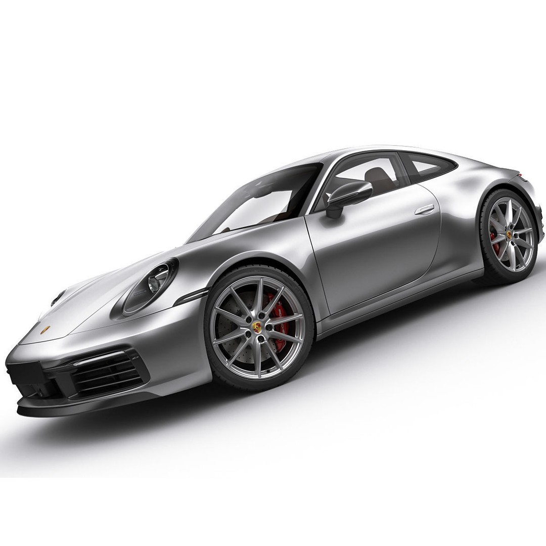 Porsche 911 992 Coupe 2019 3D Model – High Poly Car Asset, FBX, OBJ - View 13