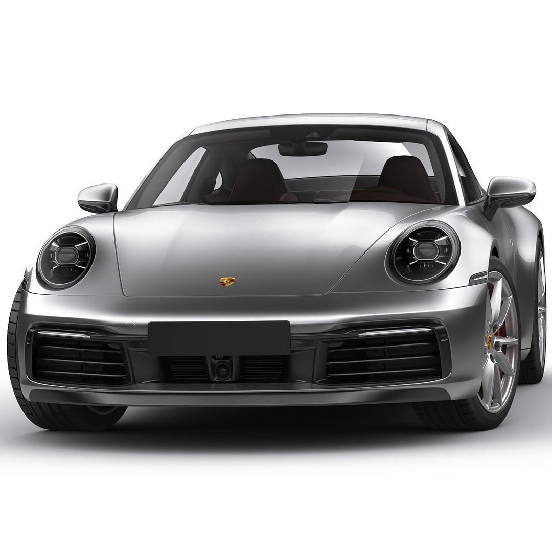 Porsche 911 992 Coupe 2019 3D Model – High Poly Car Asset, FBX, OBJ - View 16