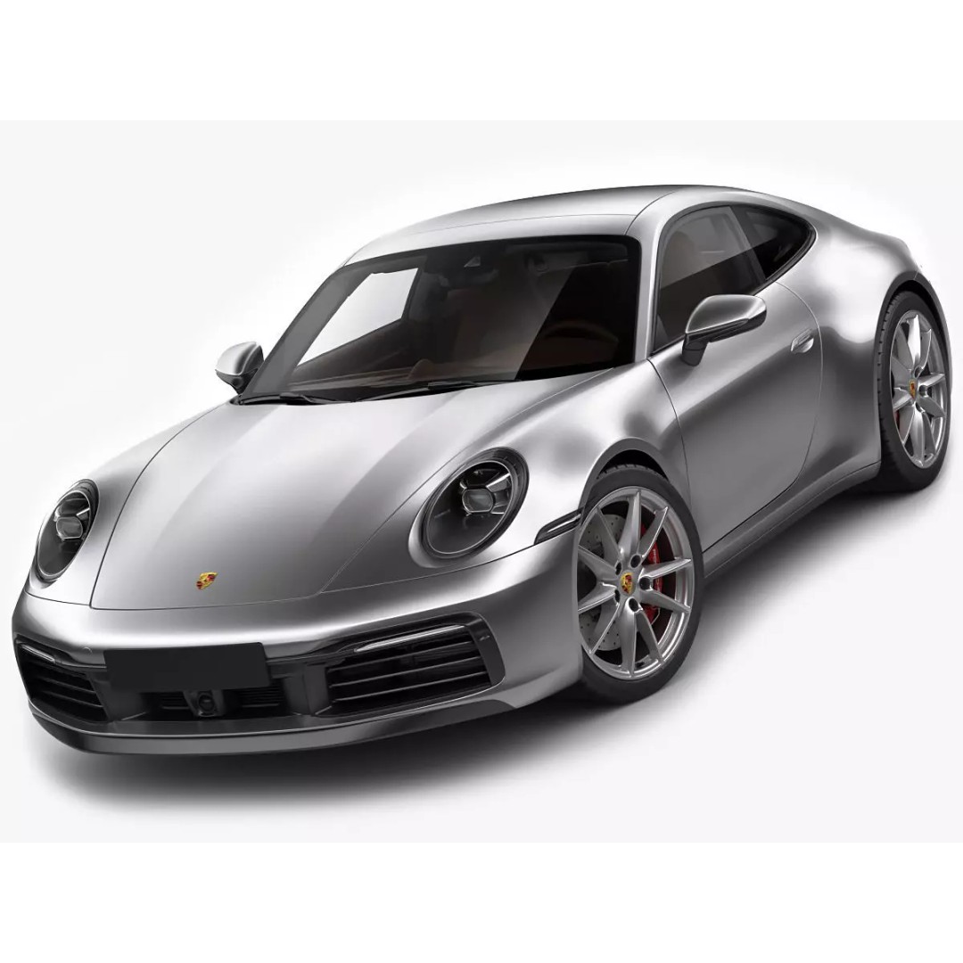 Porsche 911 992 Coupe 2019 3D Model – High Poly Car Asset, FBX, OBJ - View 2