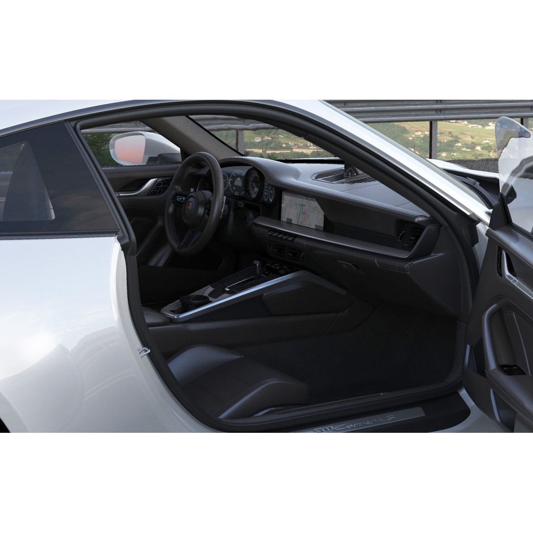 Porsche 911 992 Coupe 2019 3D Model – High Poly Car Asset, FBX, OBJ - View 26