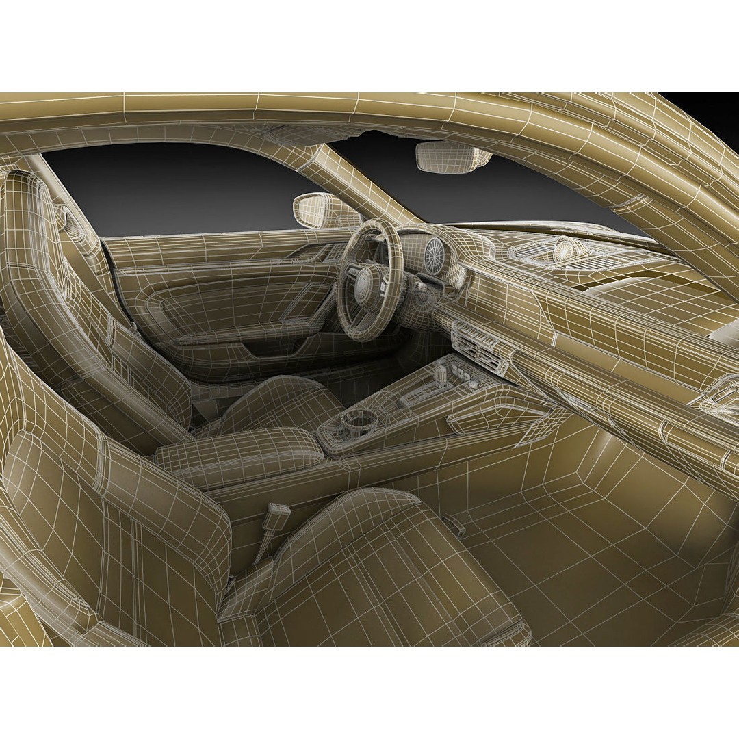 Porsche 911 992 Coupe 2019 3D Model – High Poly Car Asset, FBX, OBJ - View 35