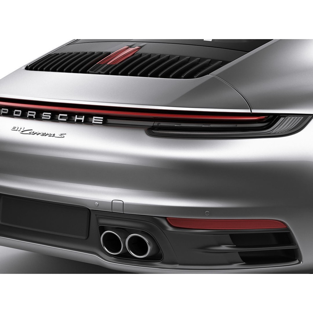 Porsche 911 992 Coupe 2019 3D Model – High Poly Car Asset, FBX, OBJ - View 8