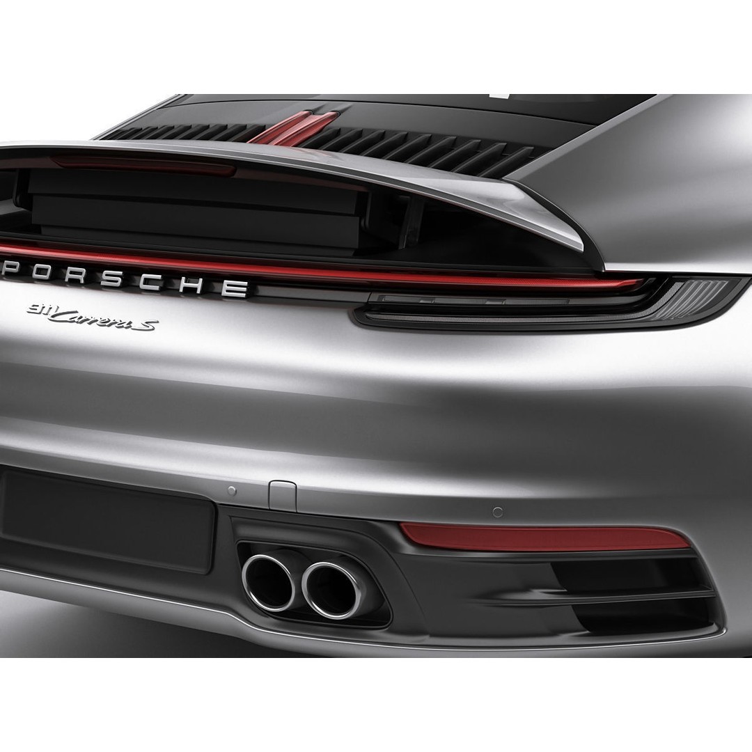 Porsche 911 992 Coupe 2019 3D Model – High Poly Car Asset, FBX, OBJ - View 9