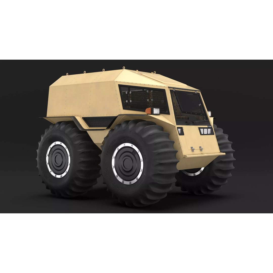 Sherp ATV Amphibien Offroader 3D Model – High Poly Game Asset, PBR Textures - View 2