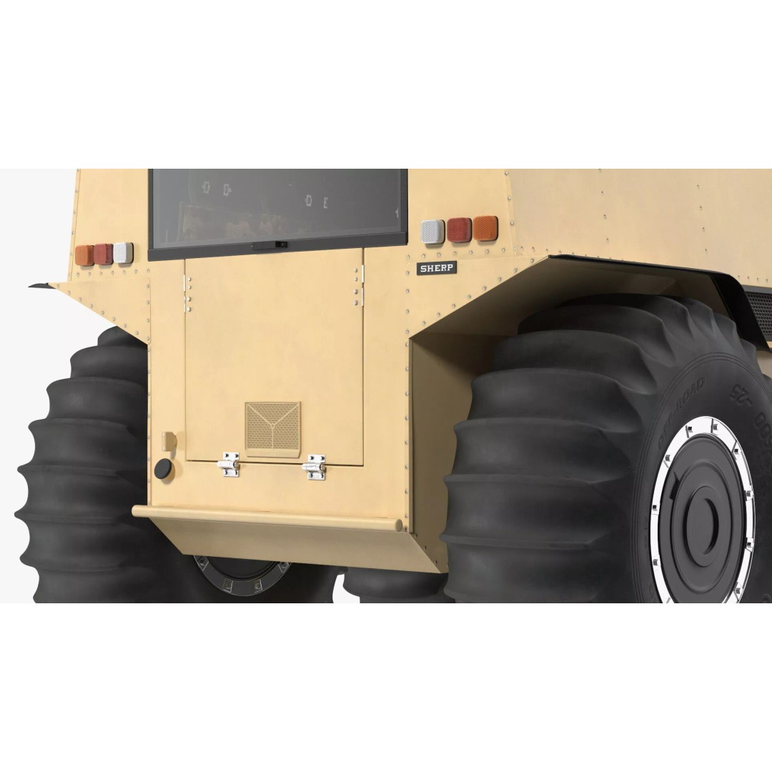 Sherp ATV Amphibien Offroader 3D Model – High Poly Game Asset, PBR Textures - View 22