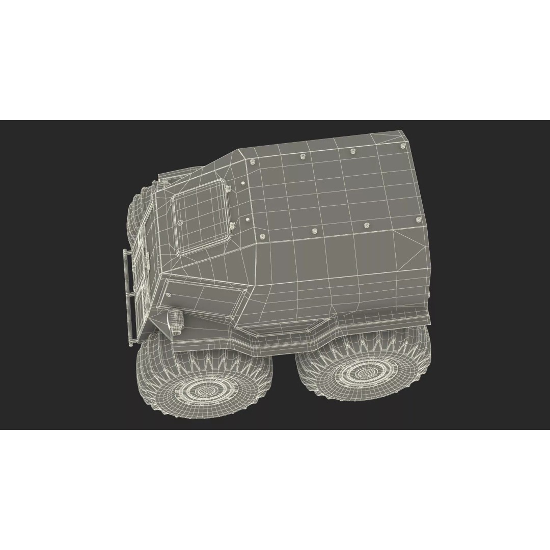 Sherp ATV Amphibien Offroader 3D Model – High Poly Game Asset, PBR Textures - View 32