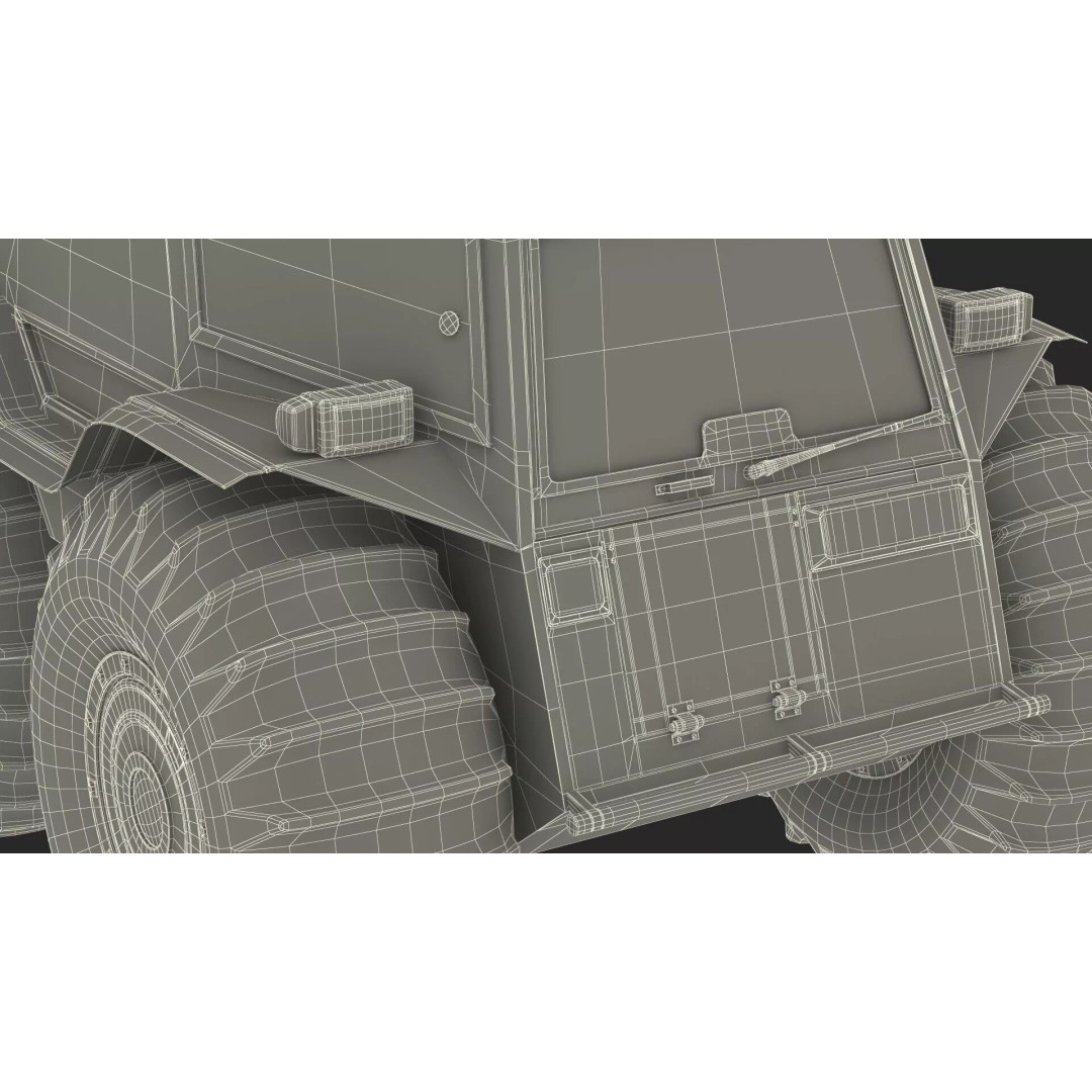 Sherp ATV Amphibien Offroader 3D Model – High Poly Game Asset, PBR Textures - View 34