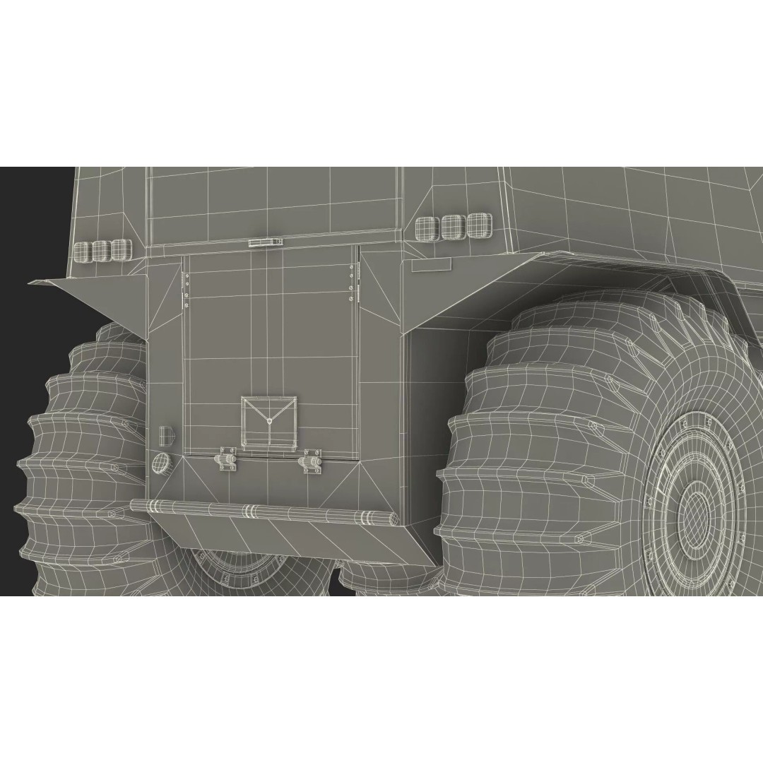 Sherp ATV Amphibien Offroader 3D Model – High Poly Game Asset, PBR Textures - View 35