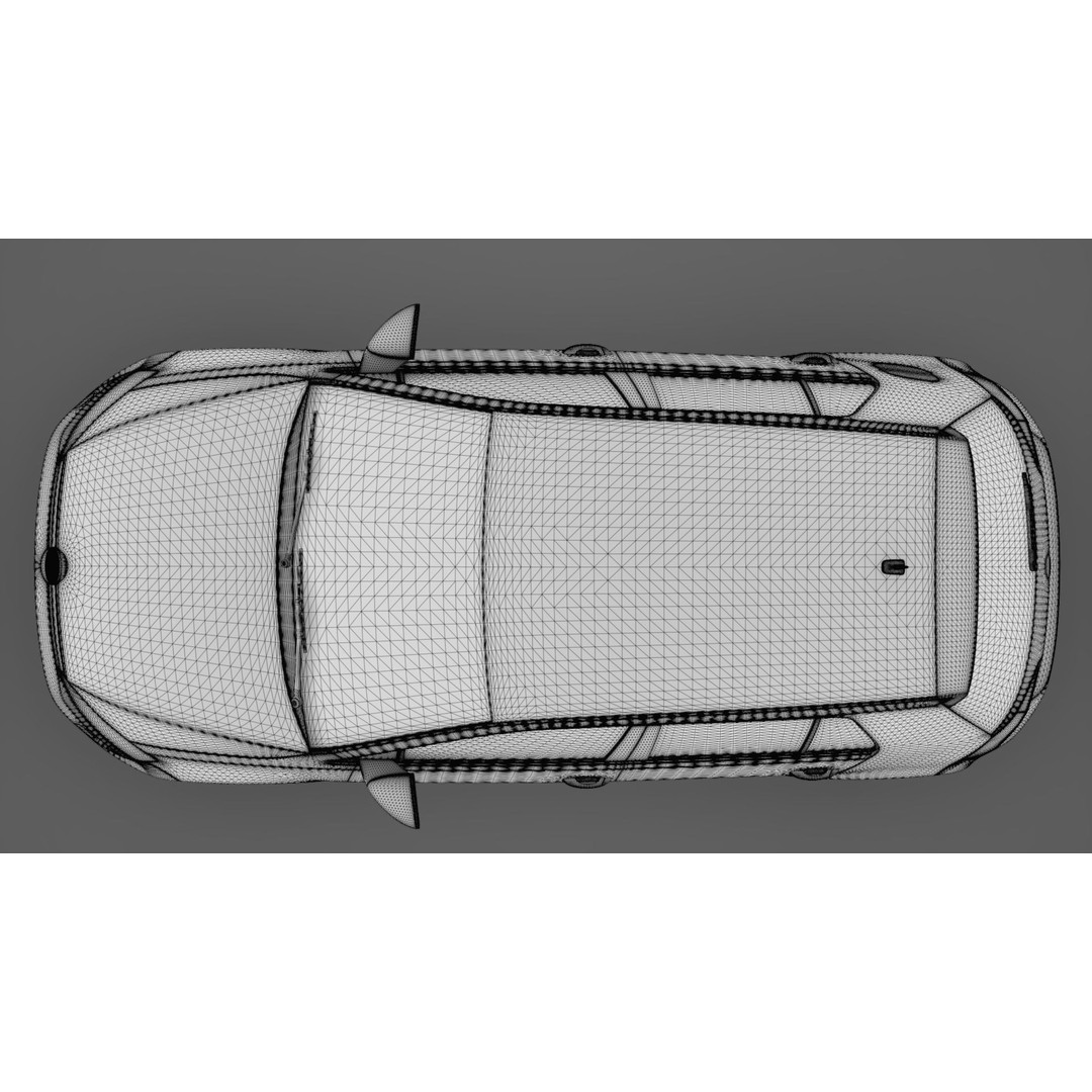 Volkswagen Golf 7 TSI 2016 3D Model – High Poly Vehicle, FBX, OBJ