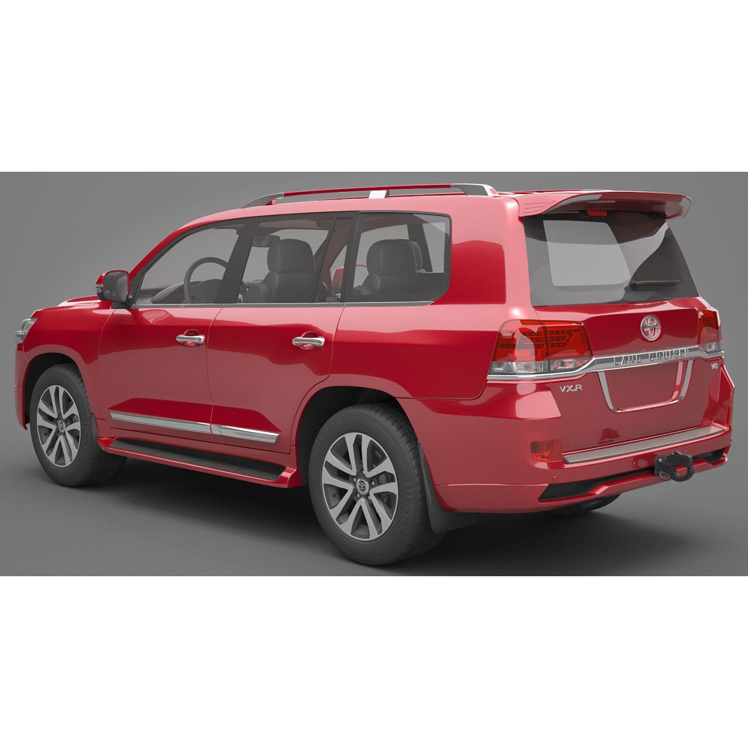 Toyota Land Cruiser J200 3D Model – High Poly SUV, FBX, OBJ - View 11