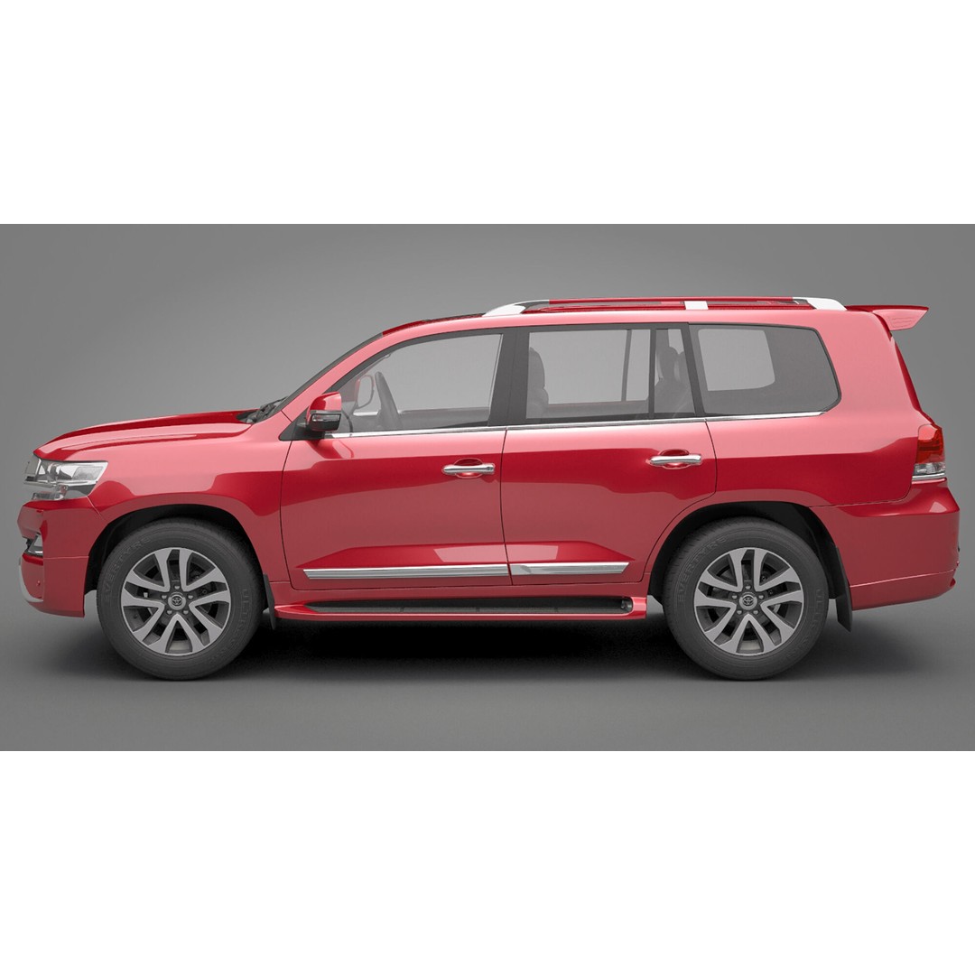 Toyota Land Cruiser J200 3D Model – High Poly SUV, FBX, OBJ - View 12