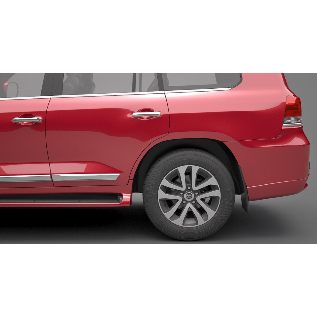 Toyota Land Cruiser J200 3D Model – High Poly SUV, FBX, OBJ - View 17
